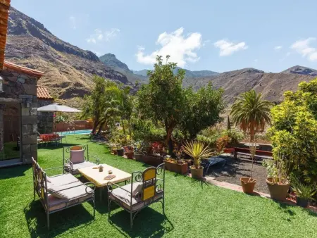 Maison avec piscine privée à Agaete, vue sur la vallée : photo 13