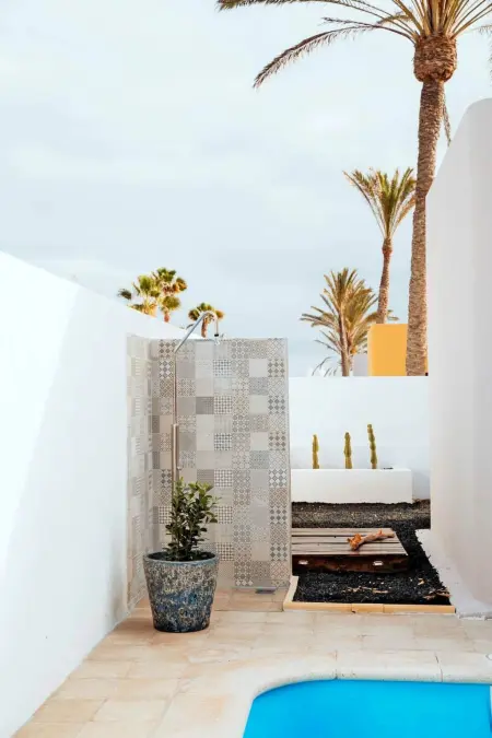 Komfortables Ferienhaus in Corralejo mit privatem Garten und beheiztem Pool - Photo 34