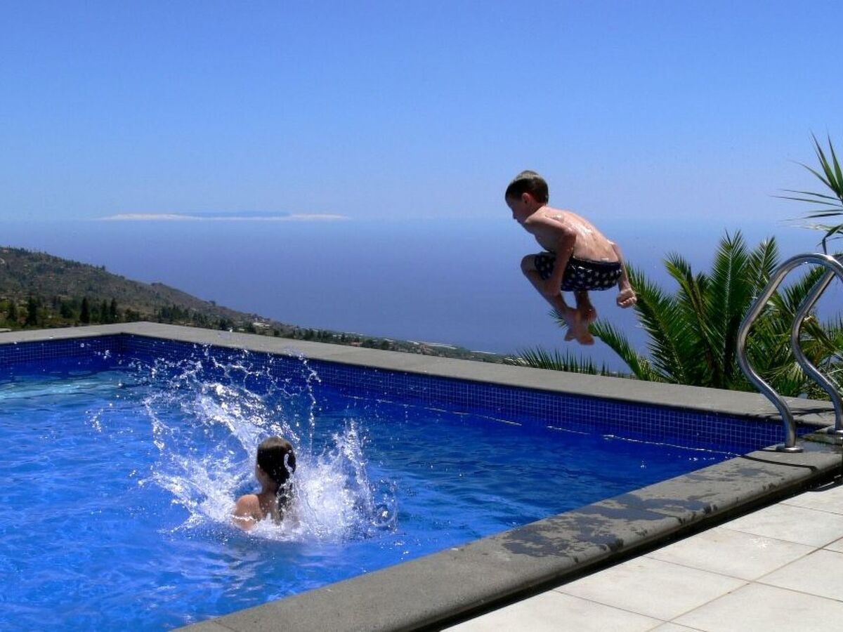 Villa d'architecte Tijarafe, piscine chauffée et vue océan - Photo 8