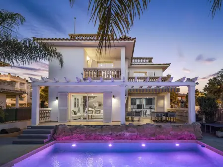 Location maison à Palma, Villa SOL FELOSTAL, 130m zum Strand, nahe Airport und Palma Zentrum