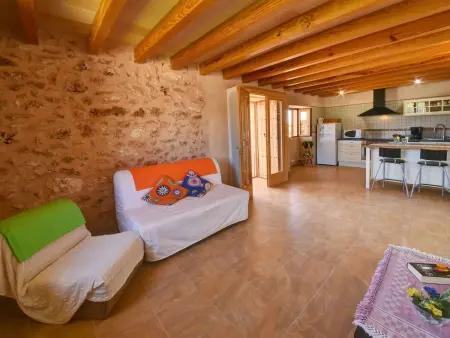 Barralina – Maison 3 pers. à Cala Pi, jardin privé : photo 14