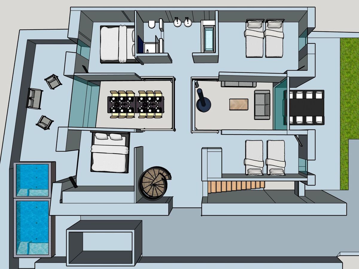 La Grange Emnitan – Maison 5* pour 12, spa et home cinéma - Photo 32