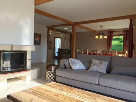 Chalet Le Flocon Bleu – 9 pers, sauna, vue lac : photo 3
