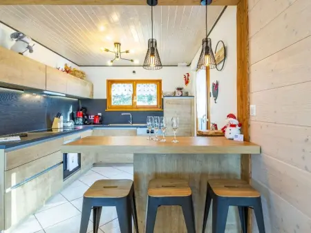 Chalet Le Flocon Bleu – 9 pers, sauna, vue lac : photo 5