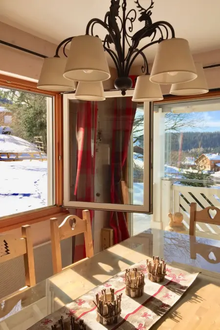Chalet Le Flocon Bleu – 9 pers, sauna, vue lac : photo 7