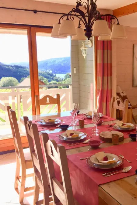Chalet Le Flocon Bleu – 9 pers, sauna, vue lac : photo 9