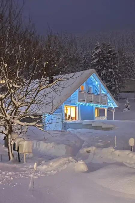 Chalet Le Flocon Bleu – 9 pers, sauna, vue lac : photo 45