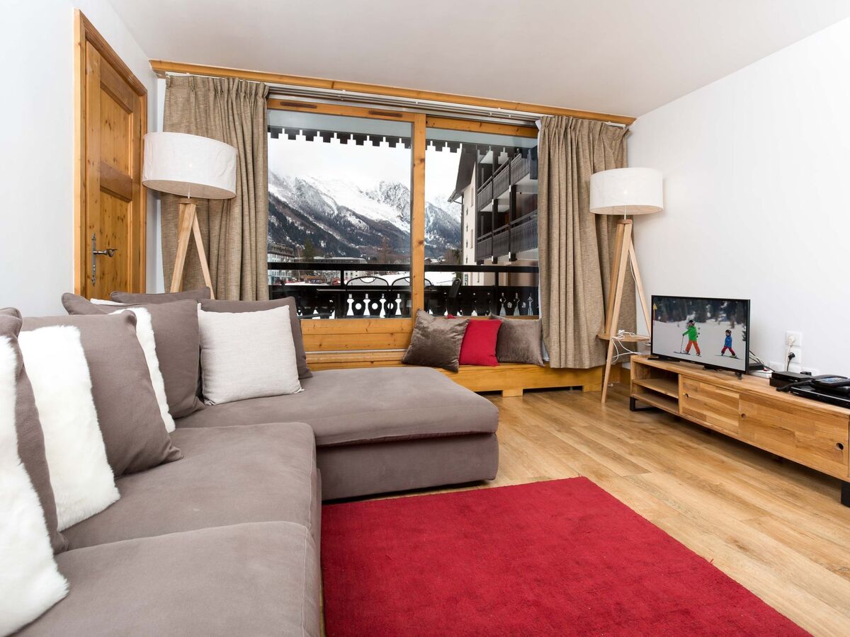 Appart 6 pers. Chamonix, balcon Mont-Blanc & accès skis - Photo 4