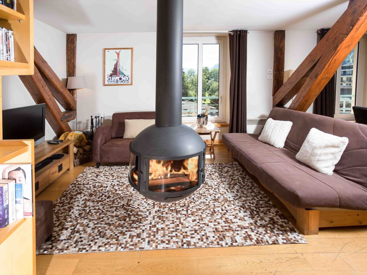 La Belle Époque – Appartement Chamonix centre, vue Mont-Blanc - Photo 4