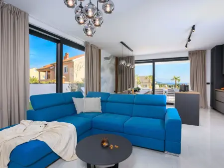 Villa neuve avec piscine chauffée à Krk : photo 19