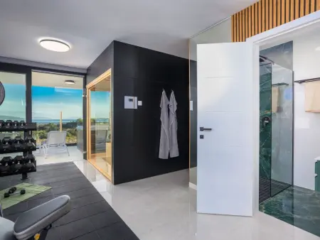 Villa neuve avec piscine chauffée à Krk : photo 43