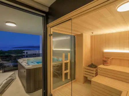 Villa neuve avec piscine chauffée à Krk : photo 46
