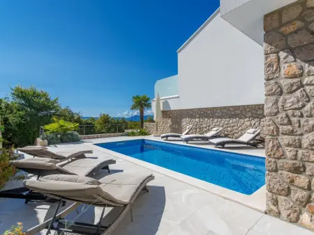 Villa Maria à Krk : piscine privée et vue mer : photo 4