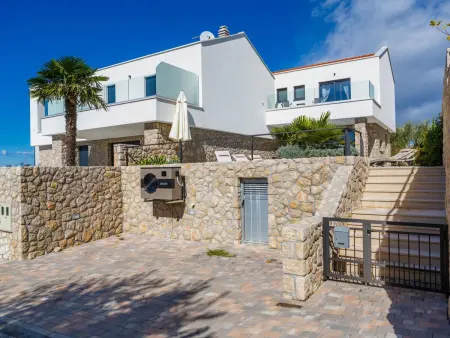 Villa Maria à Krk : piscine privée et vue mer : photo 5