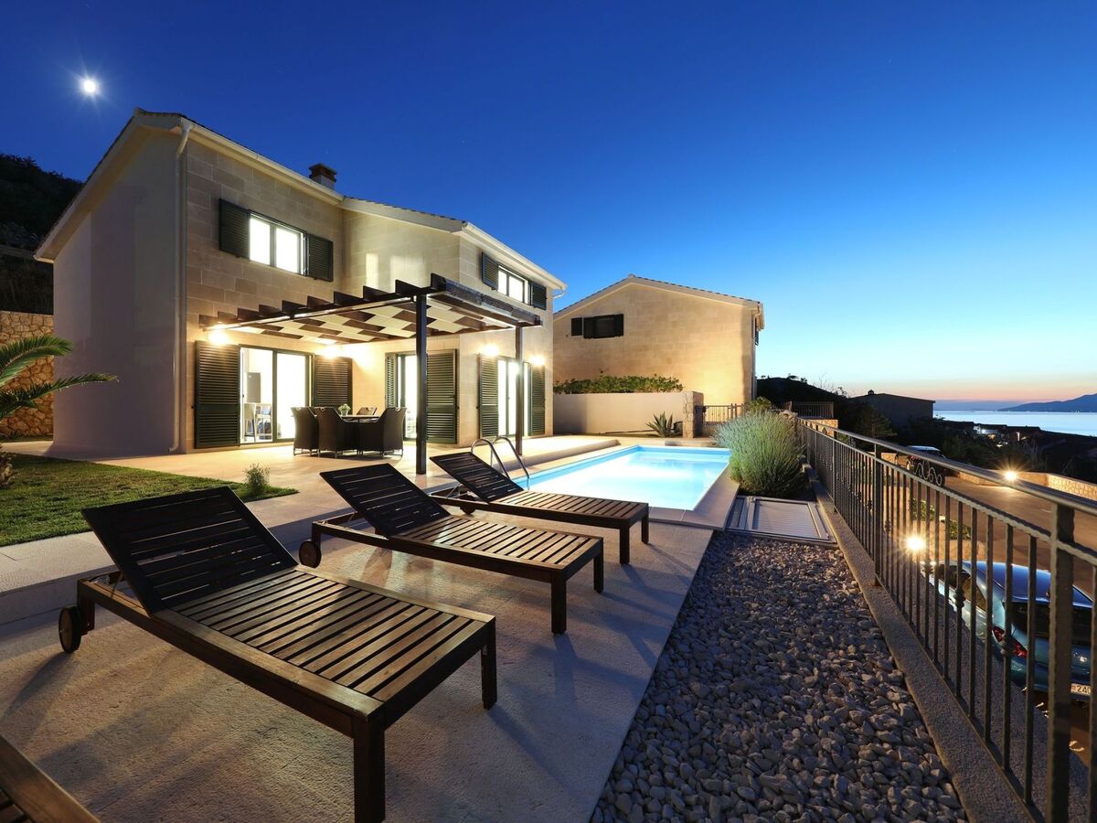 Villa moderne Vinjerac, piscine et vue mer panoramique - Photo 1