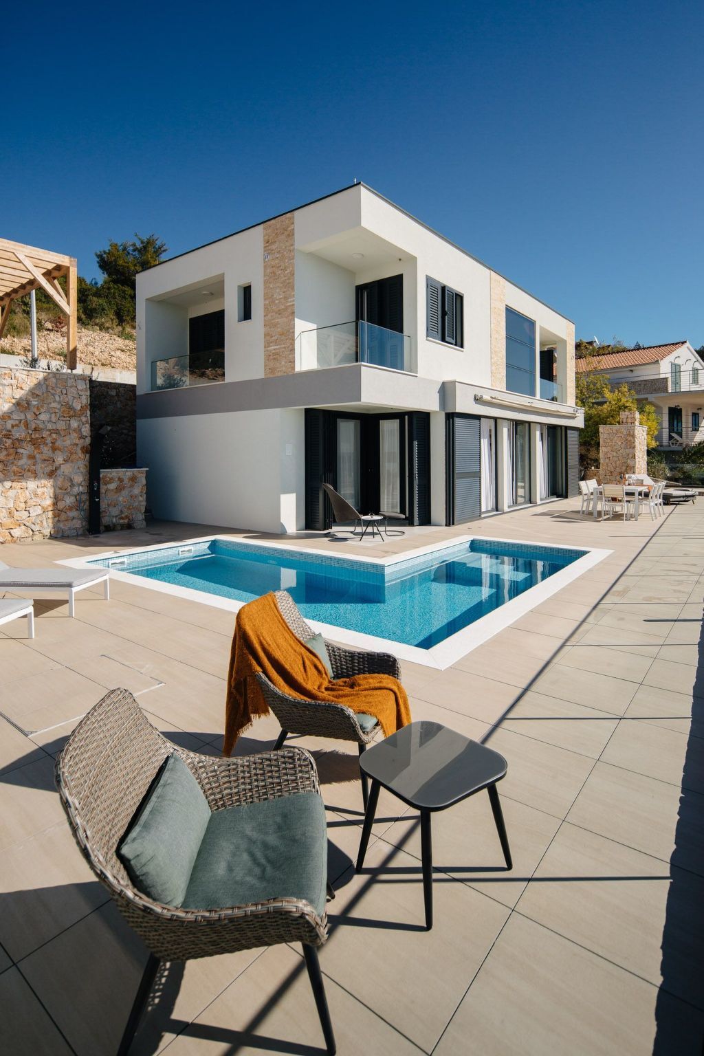 Maison Plava voda avec piscine chauffée et plage privée - Photo 2