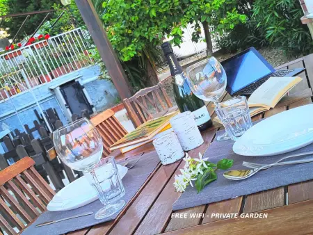 Location appartement à Sanremo, Wohnung mit Garten, wenige Minuten vom Meer entfernt