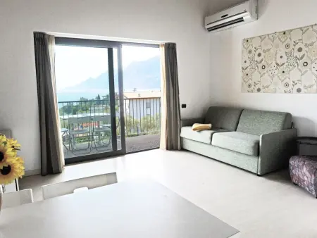 Location appartement à Malcesine, Zwei-Zimmer-Wohnung mit Seeblick