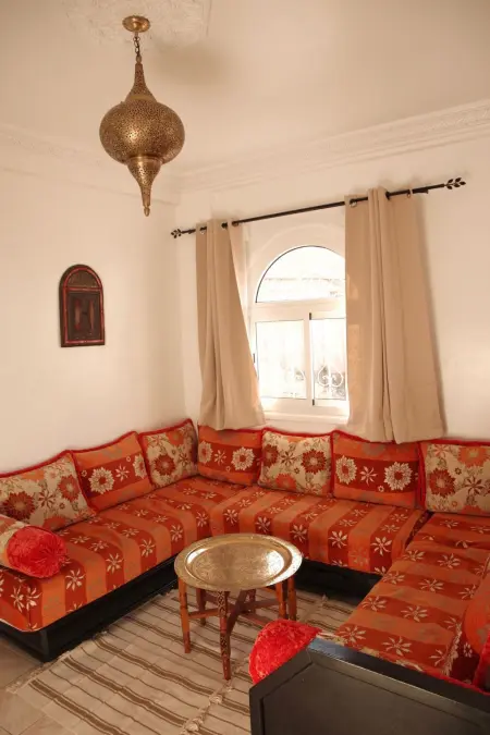 Appartement vue mer avec terrasse meublée à Tamraght, 5 pers. : photo 14