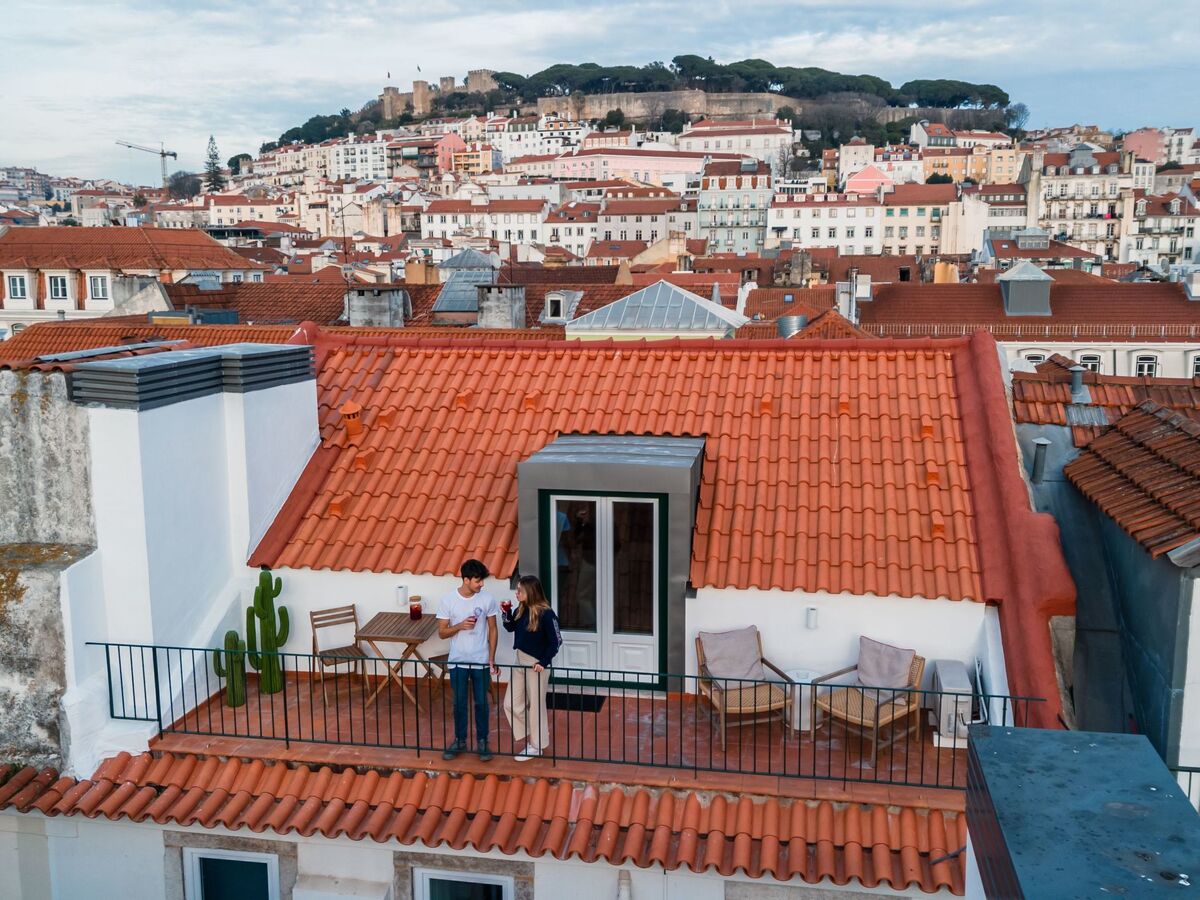 Penthouse Baixa avec terrasse vue Downtown - Photo 1
