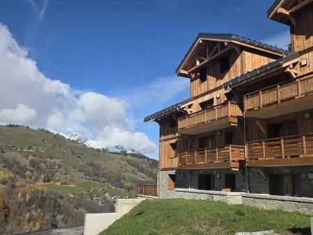 T2 neuf avec vue montagne à Valmorel, 6 pers. : photo 9
