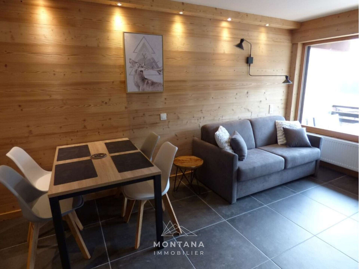 Studio rénové 4 personnes, balcon sud au Grand-Bornand - Photo 2