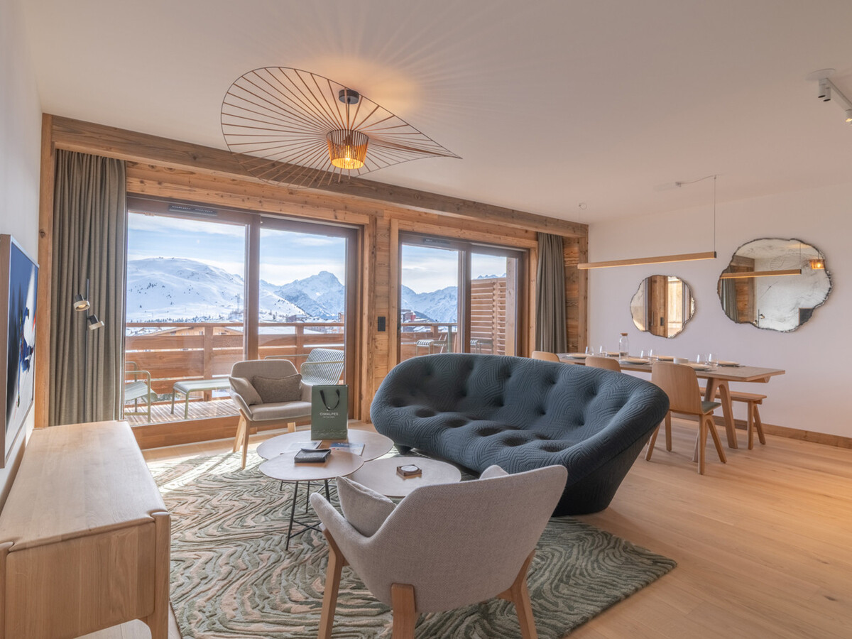 Appartement 6 pers, retour skis aux pieds à Huez - Photo 1