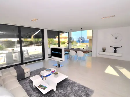 Villa moderne Son Serra de Marina, vue mer et piscine : photo 8