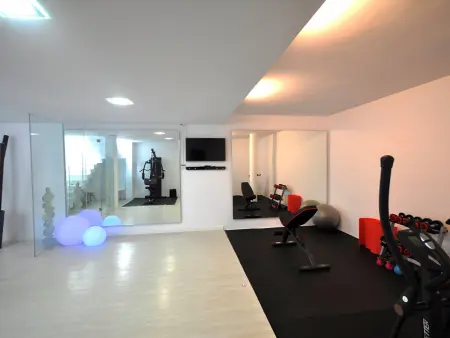 Villa moderne Son Serra de Marina, vue mer et piscine : photo 17
