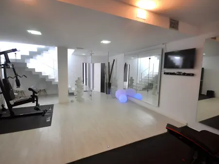 Villa moderne Son Serra de Marina, vue mer et piscine : photo 19