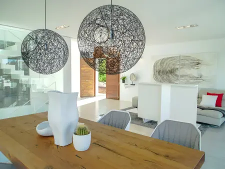 Villa moderne Son Serra de Marina, vue mer et piscine : photo 22