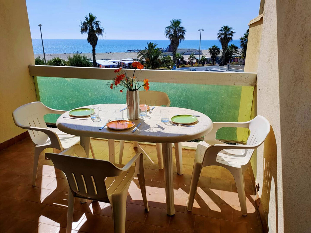 Deux-pièces front de mer à Canet-Plage avec parking - Photo 1