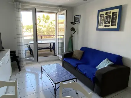 Location appartement à Canet Plage, Appartement 3 pièces, vue port, pour 6 à Canet-Plage