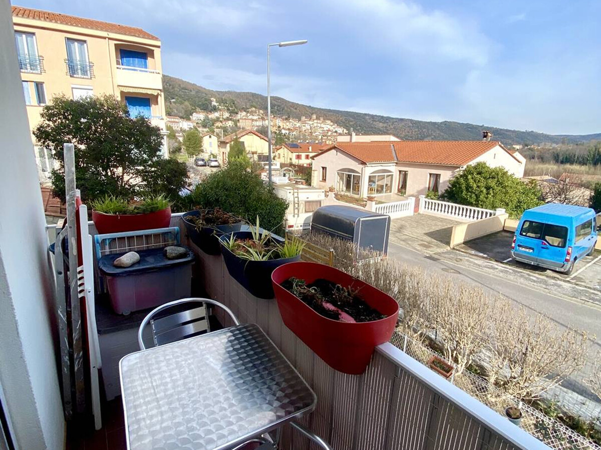 F2 balcon & parking à Amélie-les-Bains, clim réversible - Photo 9