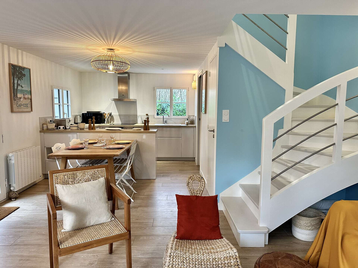 Maison bretonne typique 3* avec toit de chaume à Fouesnant - Photo 4