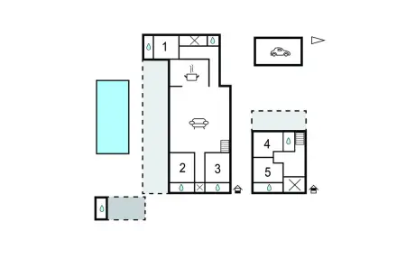 Maison avec piscine privée, Maison 10 personnes à Villars - Photo 21