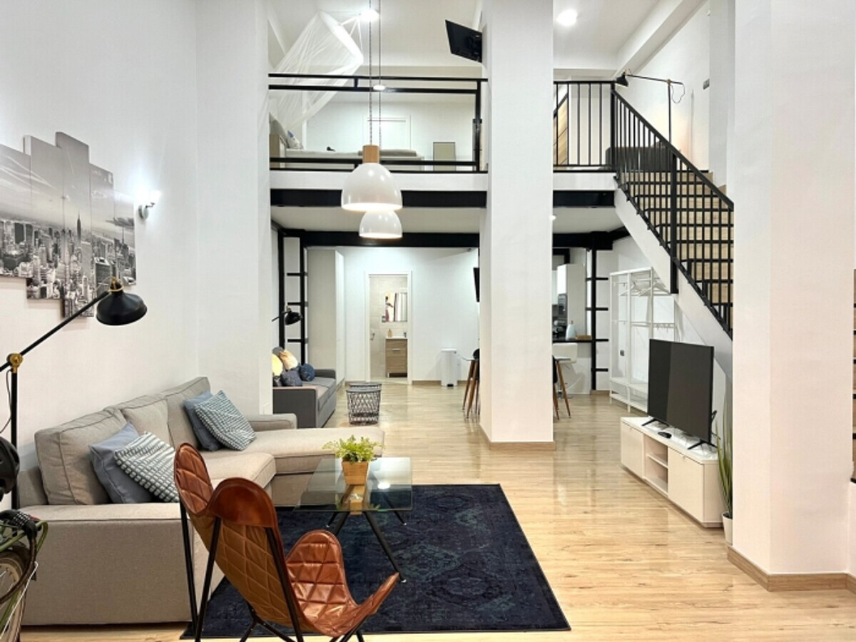Duplex 120 m² au cœur de Málaga, 10 min de la plage - Photo 1