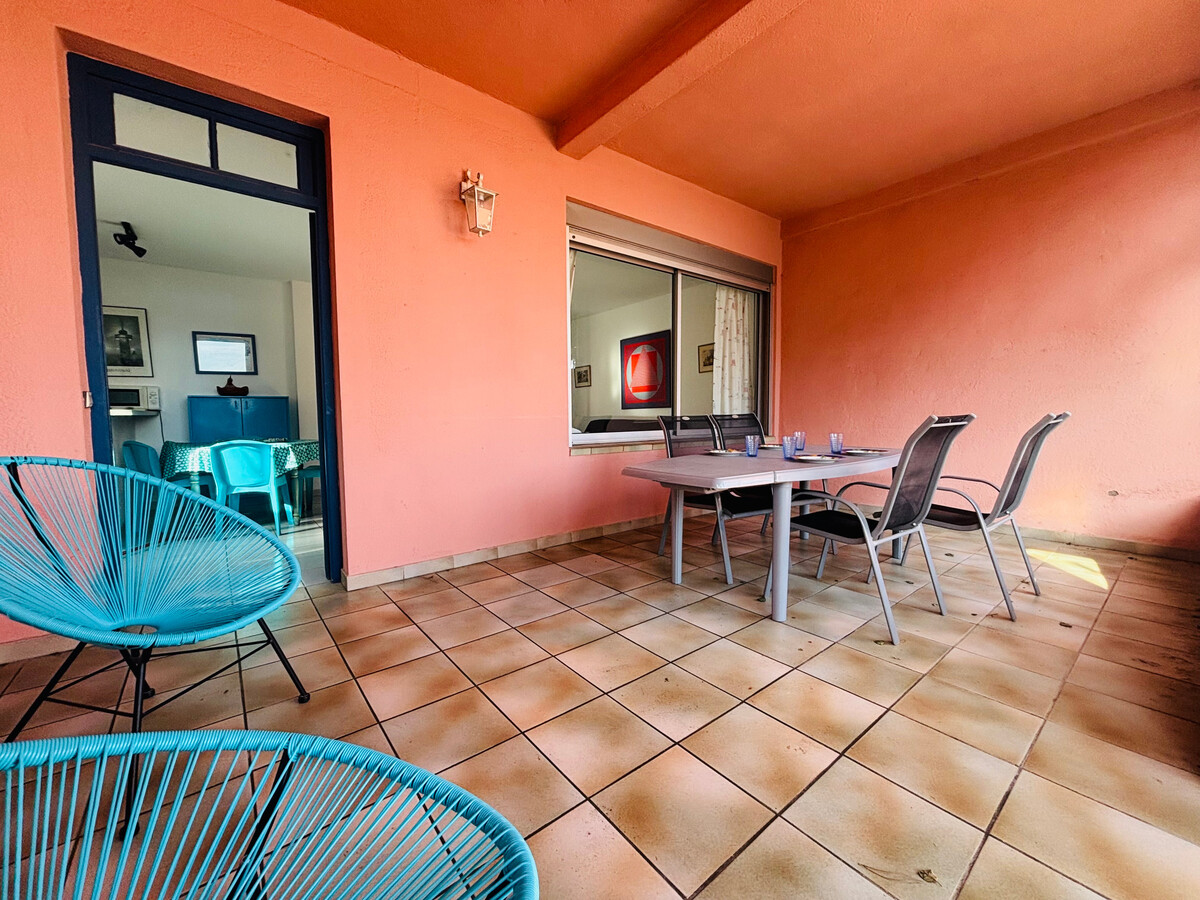 T3 Argelès-sur-Mer : Terrasse couverte et parking privé - Photo 12