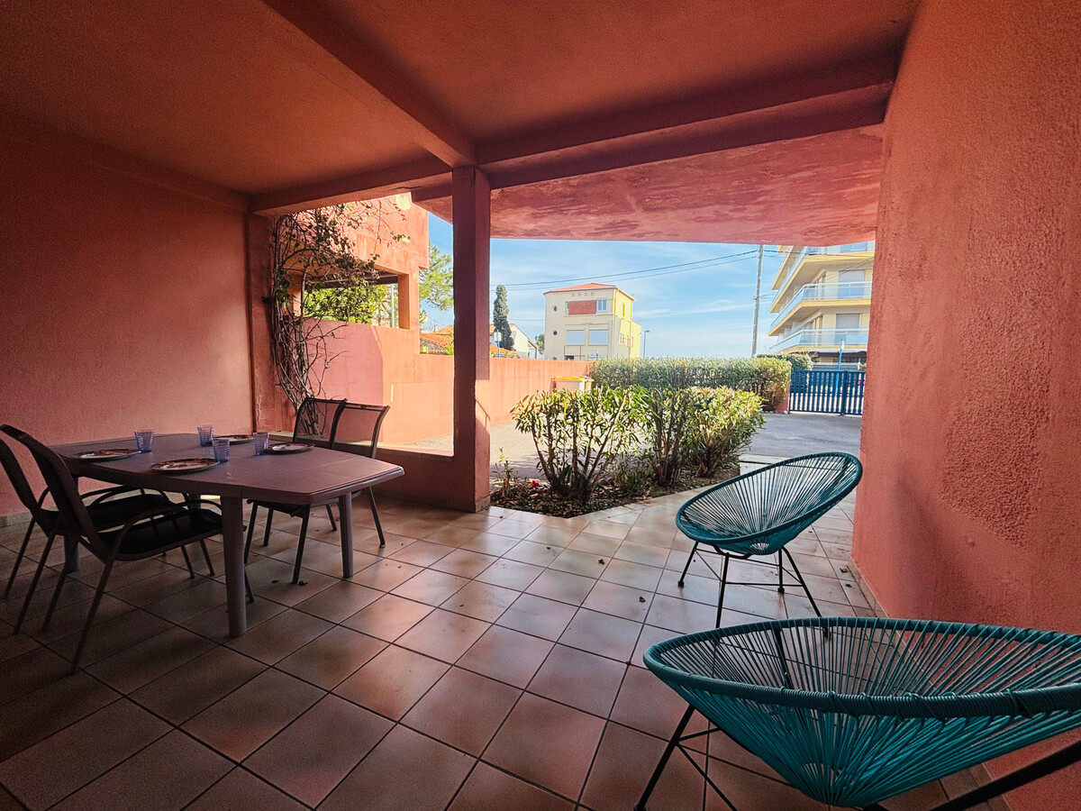 T3 Argelès-sur-Mer : Terrasse couverte et parking privé - Photo 13