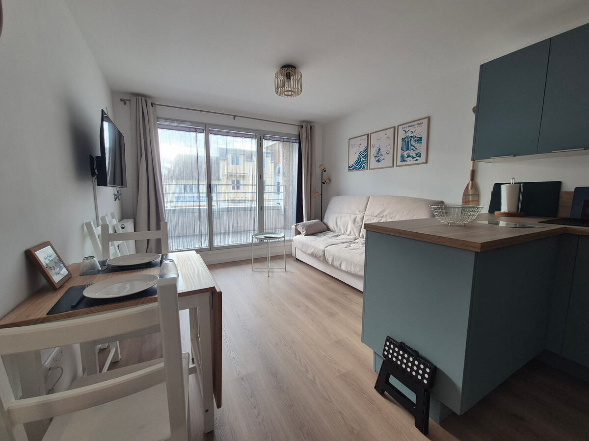 Appartement 4 pers avec parking à Fort-Mahon-Plage - Photo 1