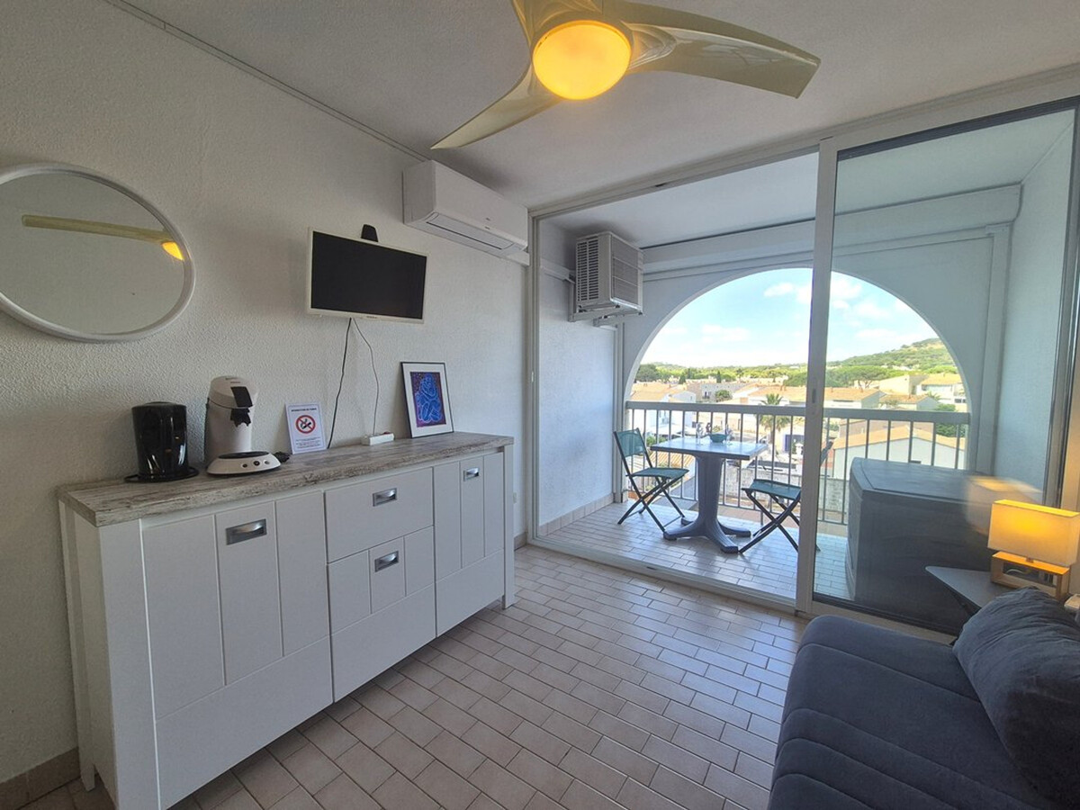 Studio Capri Sun avec balcon à Cap d'Agde - Photo 4