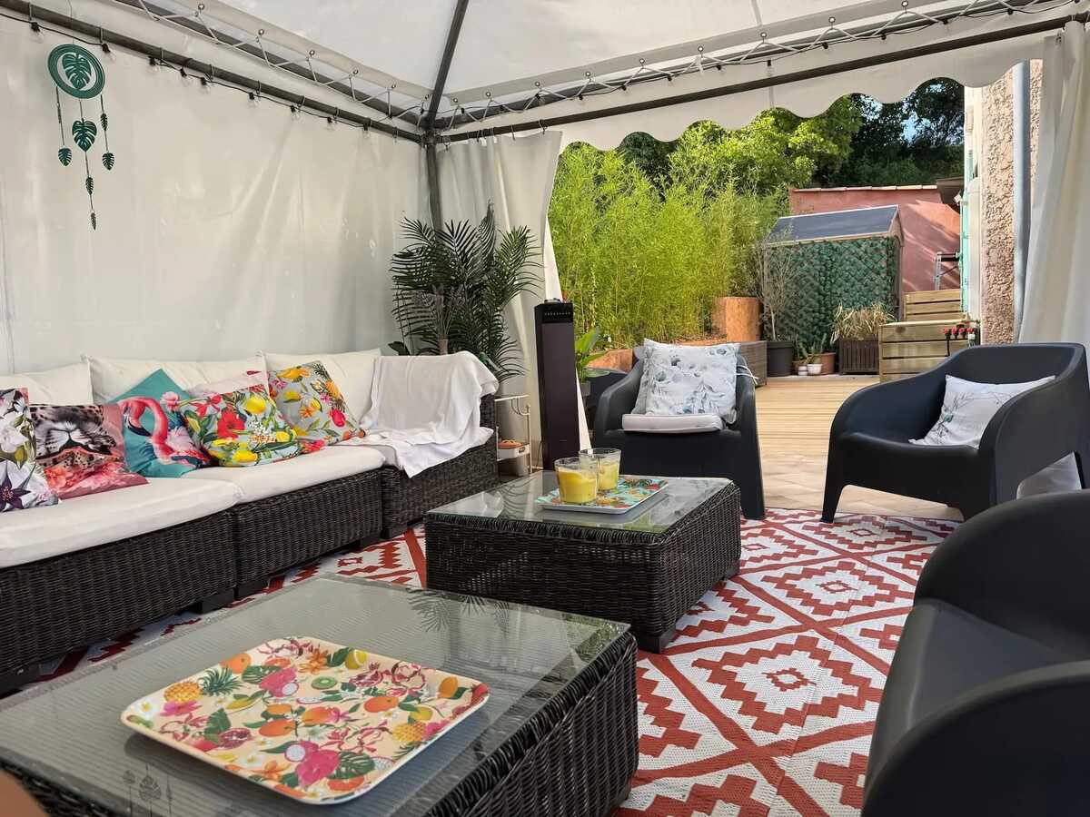 Appartement 90 m² piscine et jardin privé Les Mayons - Photo 2