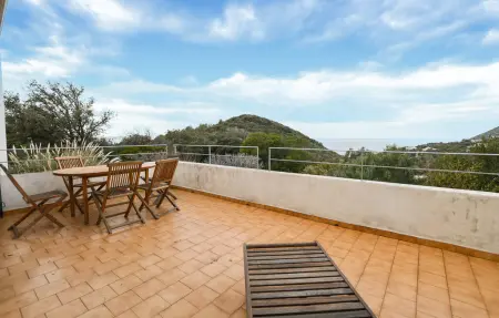 Maison 3 chambres vue mer à Farinole, terrasse panoramique : photo 11