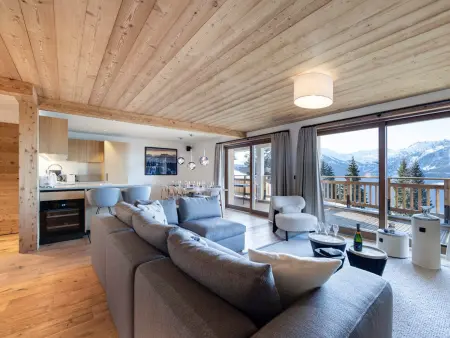 Appartement 8 pers. La Rosière, terrasse sud et parking électrique : photo 4