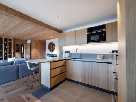 Appartement 8 pers. La Rosière, terrasse sud et parking électrique : photo 7