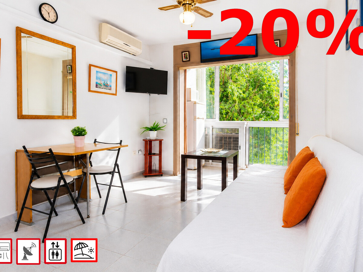 Studio 39 m² climatisé, 4 pers, plage rocheuse - Photo 1
