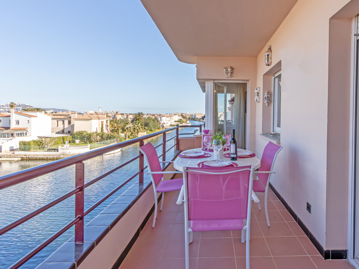 Appartement 3 chambres Empuriabrava, vue canal, 6 pers. - Photo 1