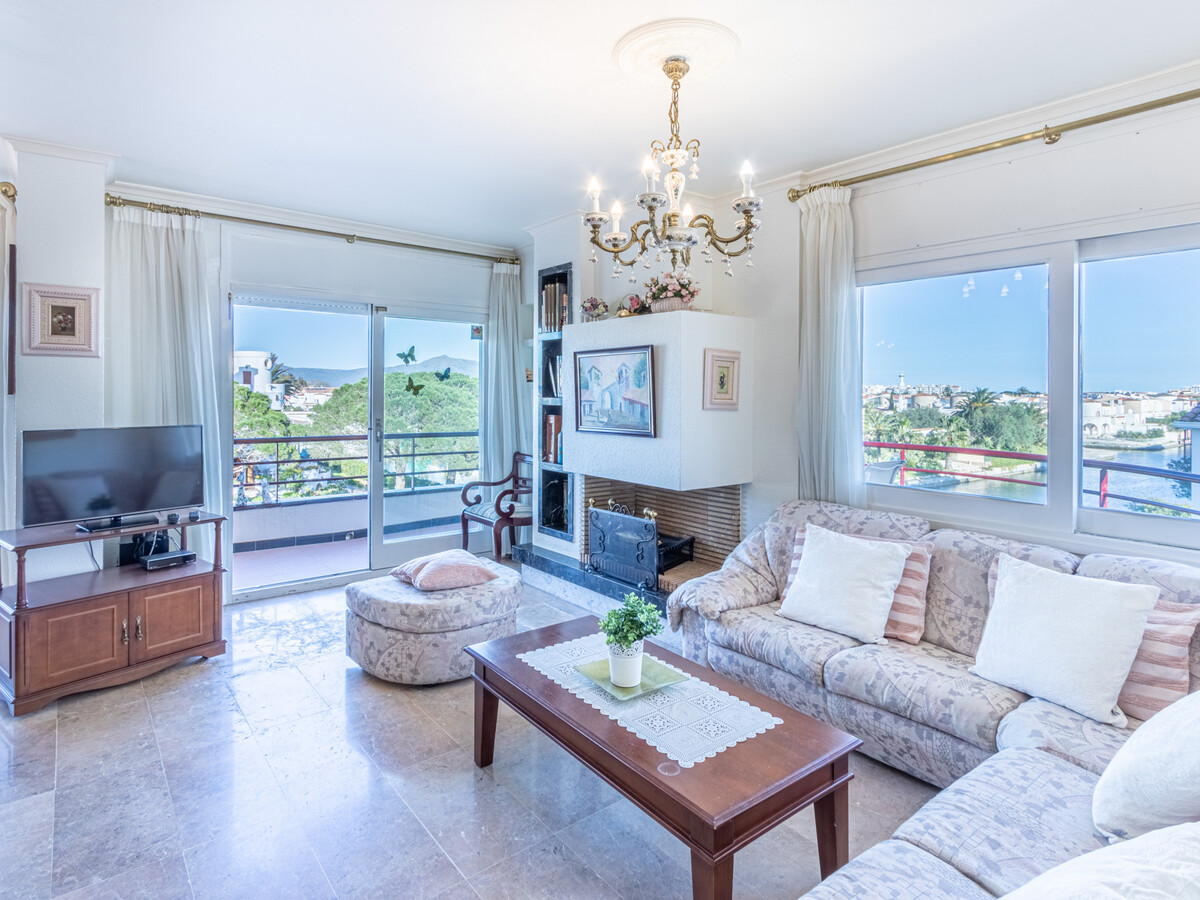 Appartement 3 chambres Empuriabrava, vue canal, 6 pers. - Photo 9