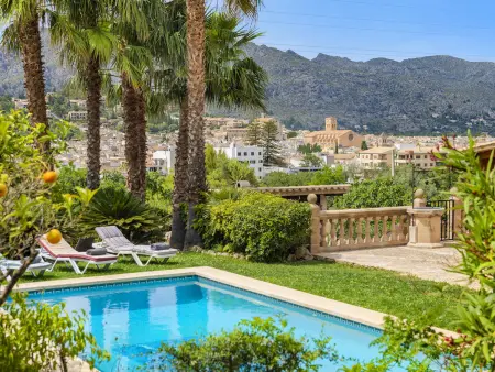Location villa à Pollença, Villa pour 6 pers. avec piscine et parking à Pollença