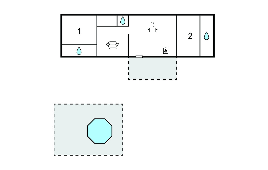 Maison 6 pers. avec piscine privée et grand jardin - Photo 27